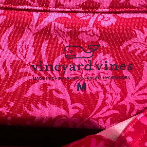Vineyard Vines Dress, Pink and Red Floral Pattern, Size M - Picture 3 of 7